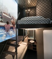 1 sovrum, memory foam-madrasser, gratis wi-fi och sängkläder