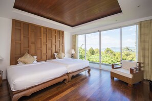 4 bedrooms, in-room safe, blackout curtains, iron/ironing board - 4-BR Seaview Villa with Large Pool at Surin Beach (Choeng Thale)