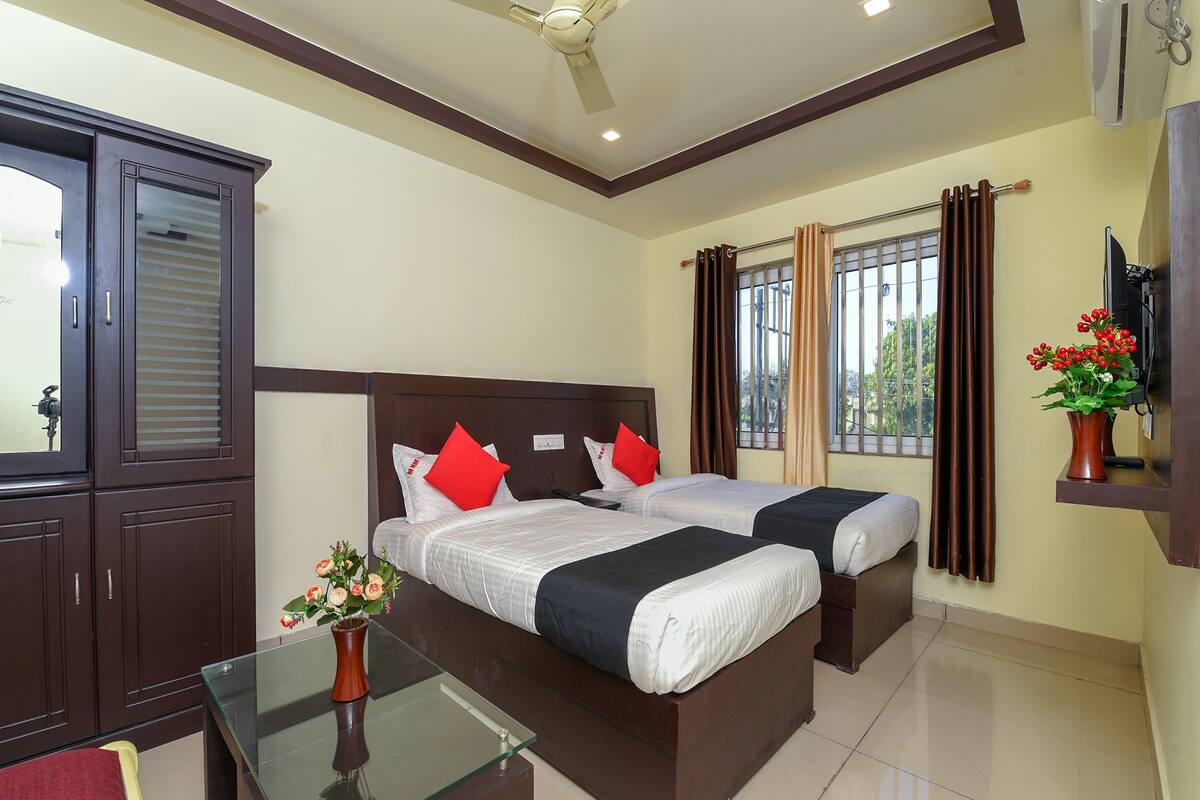 Habitación con 1 cama doble o 2 individuales