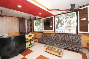 Sitteområde i lobbyen