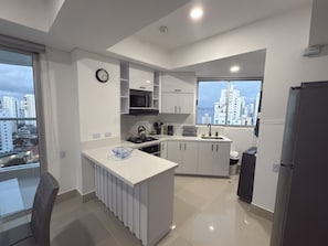 Microwave, coffee/tea maker