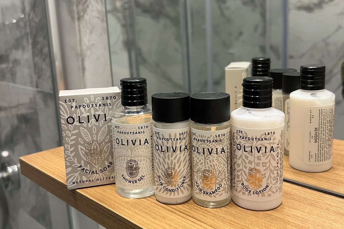 standard double room | bathroom | shower, free toiletries, hair dryer, bathrobes