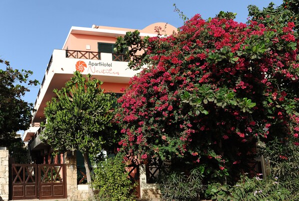 Fassade der Unterkunft