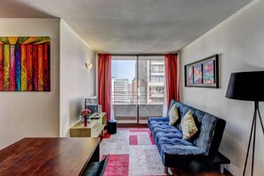 TV, stereo - Cómodo y Acogedor Departamento-Santiago Centro 22 (Santiago)