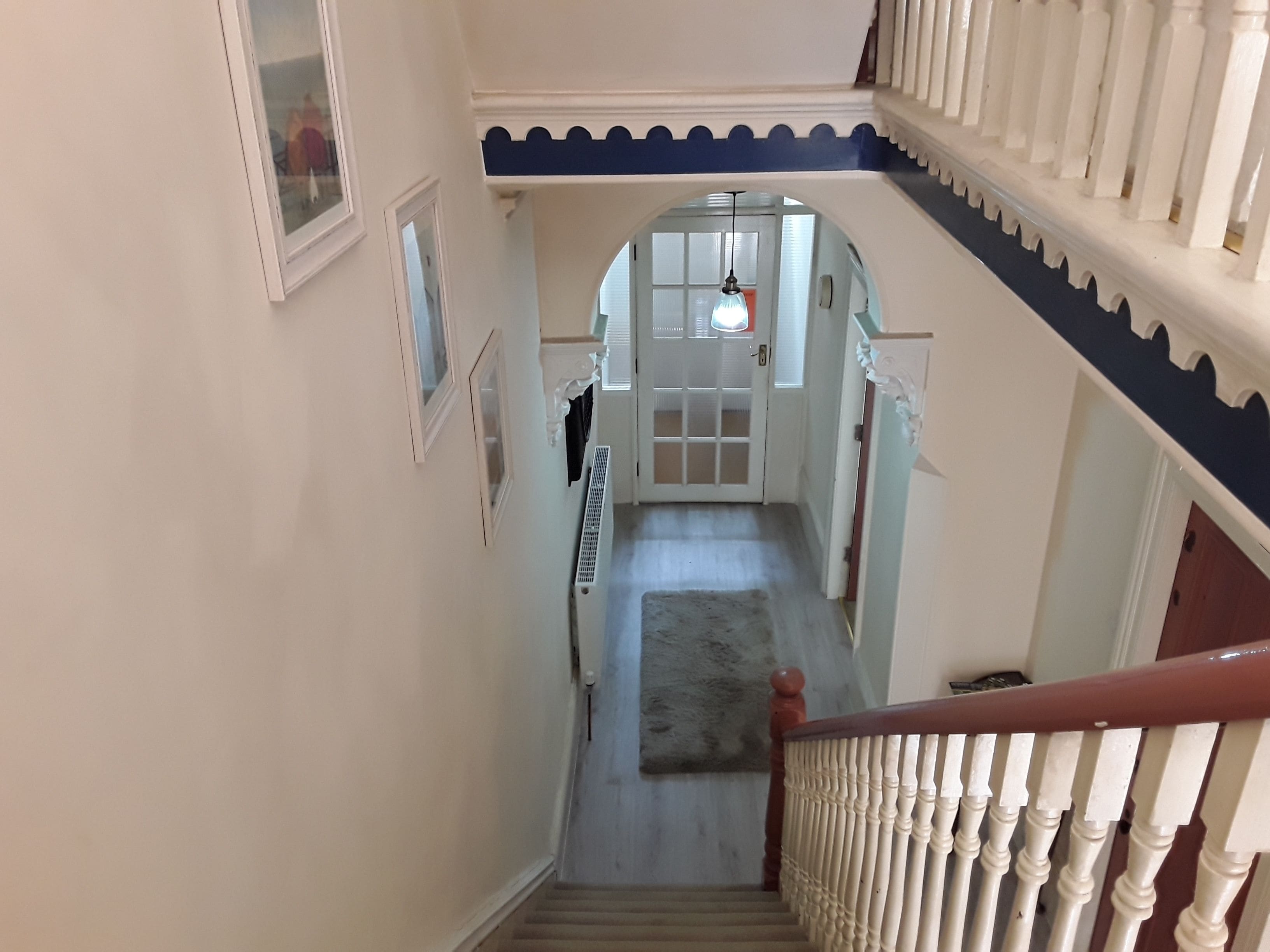 Memory foam beds, desk, iron/ironing board, free WiFi