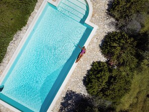 Outdoor pool - Villa Lavanda Todi, countryside casale with private pool in the heart of Umbria (Canonica, PG)