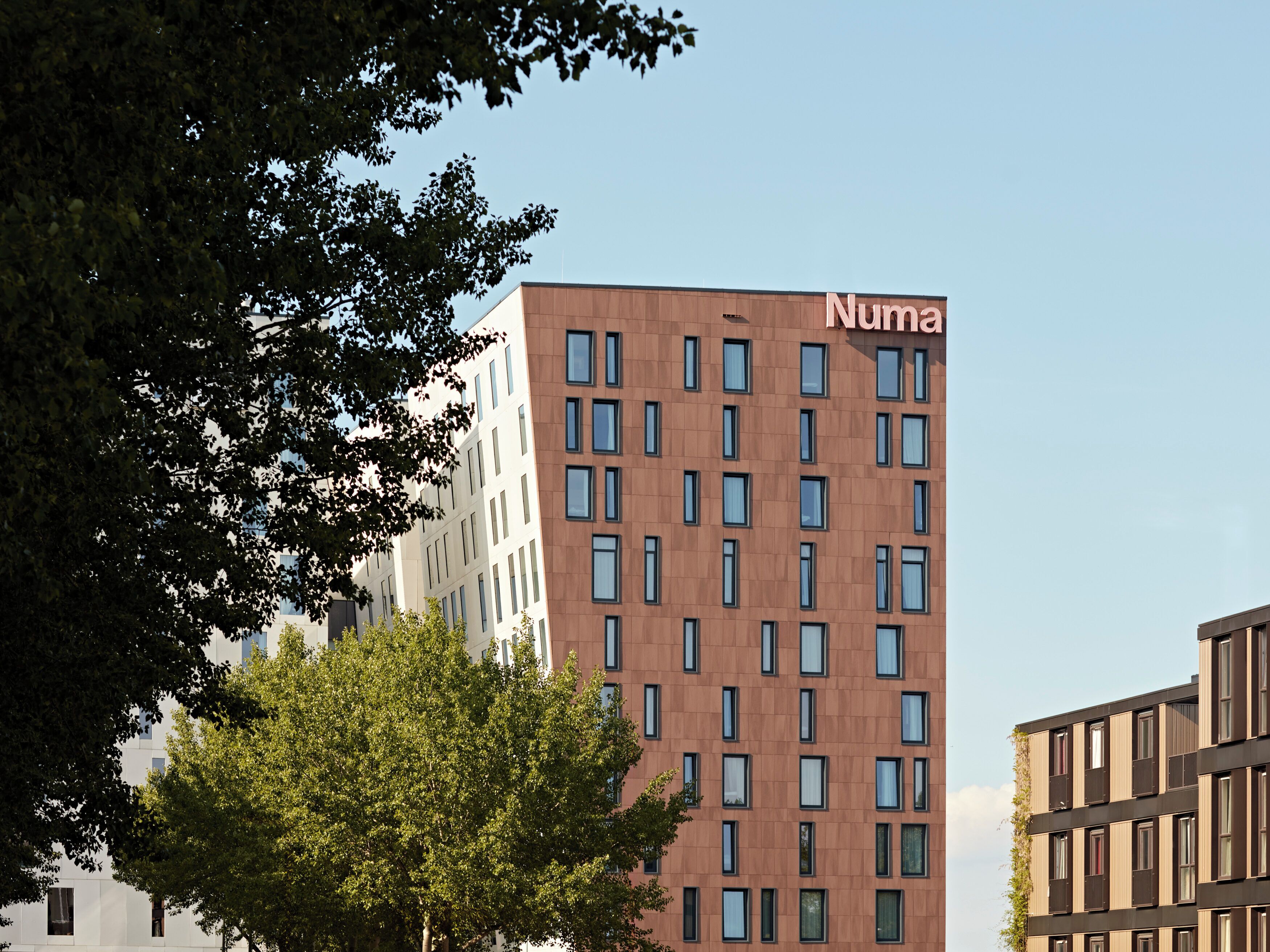 Voorkant van accommodatie