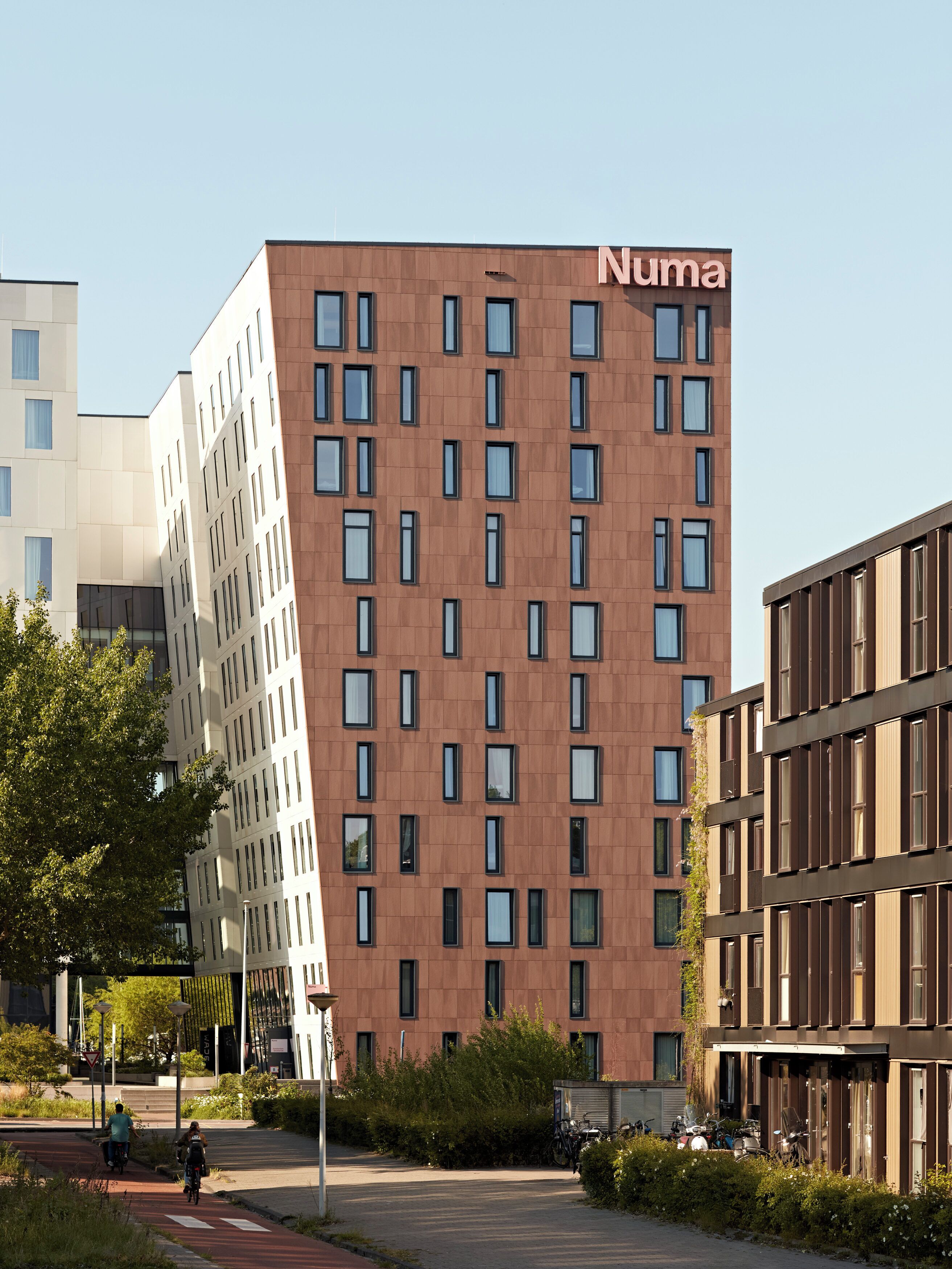 Voorkant van accommodatie