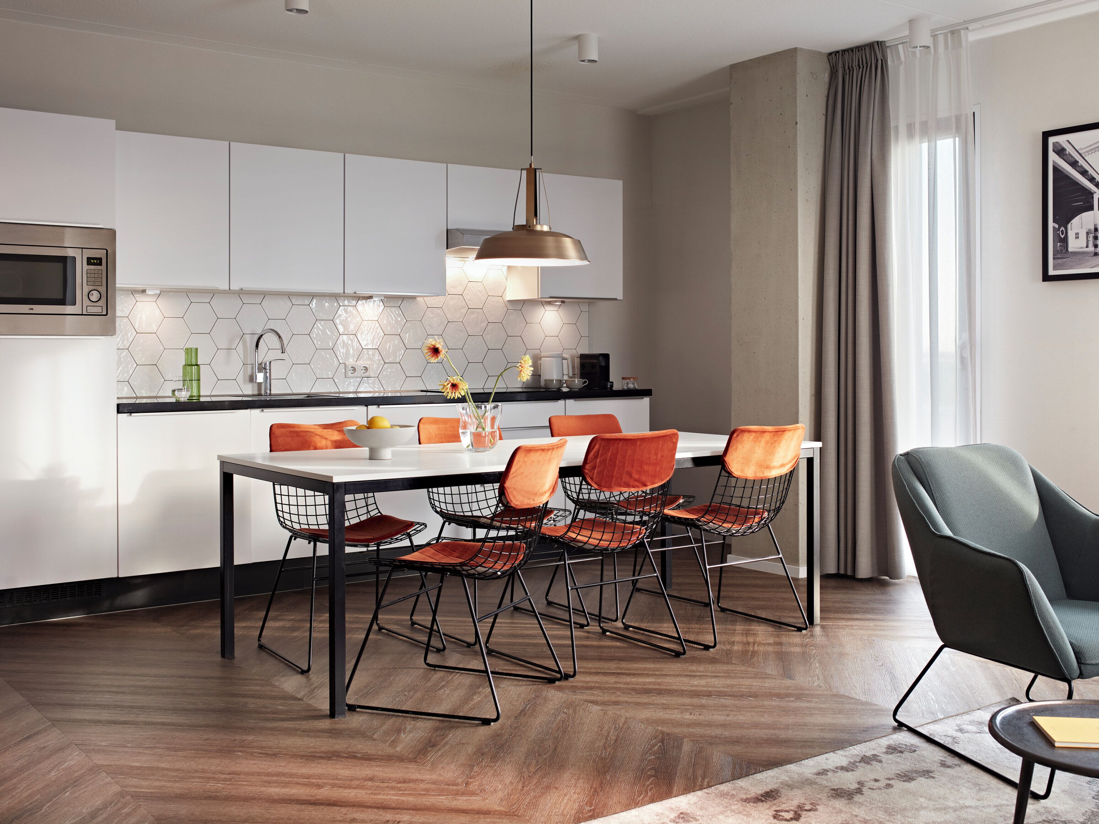 Leilighet, 2 soverom | Eget kjøkken | Kjøleskap, mikrobølgeovn, ovn og kokeplater