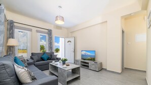 Villa, 3 Bedrooms, Private Pool | Living room | LCD TV, pay movies