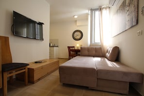 Standard Apartment, 1 Bedroom | Living area | Flat-screen TV - Arendalzrail Apartments - Balfour St. 61 (Bat Yam)