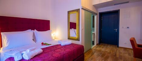 Deluxe Double Room, Private Bathroom (Room 3) | 1 bedroom, minibar, in-room safe, desk