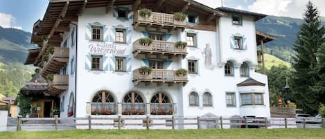 Overnatningsstedets facade