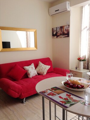 Departamento estándar | Sala de estar | Televisión de pantalla plana 