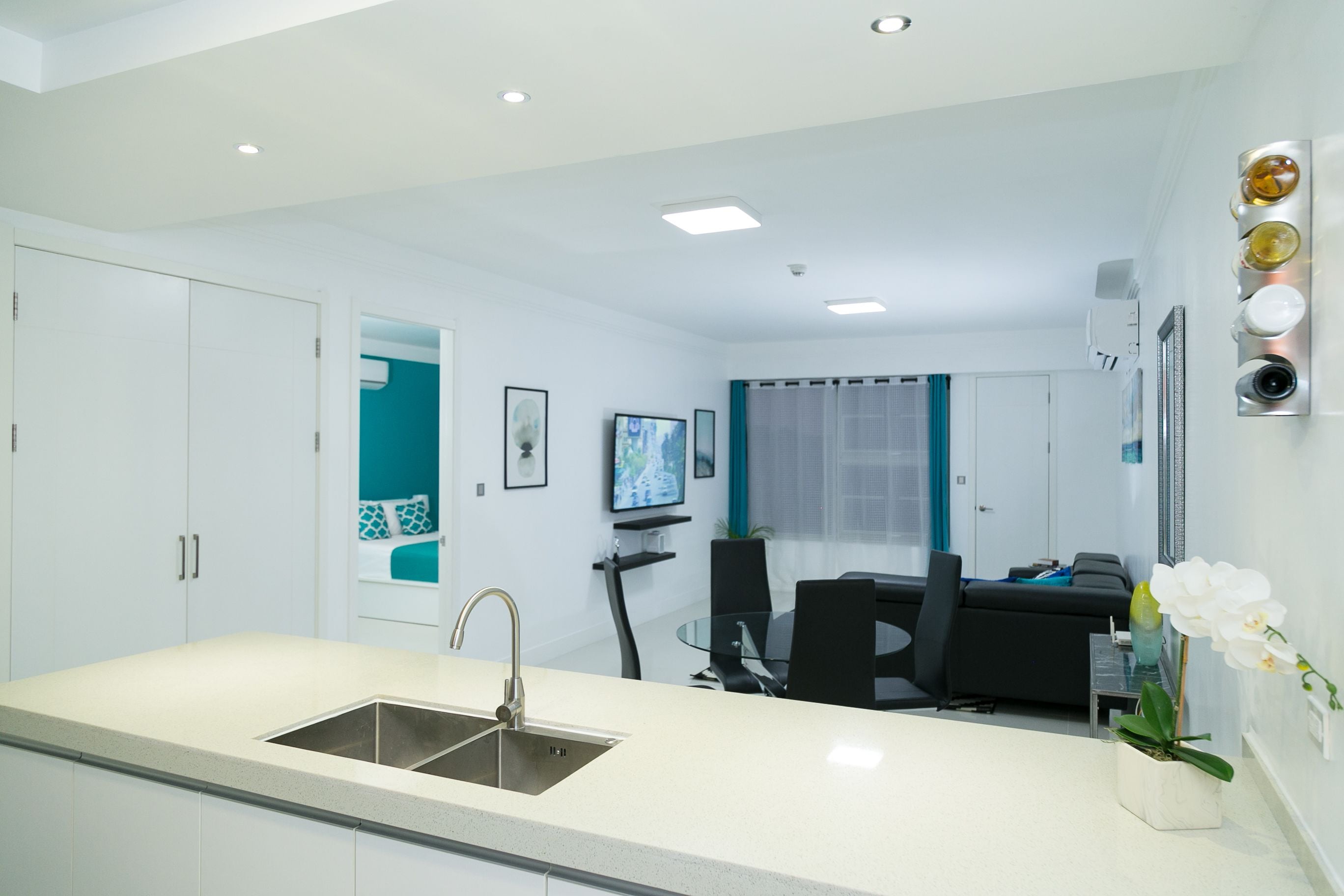 apartment | living area | tv