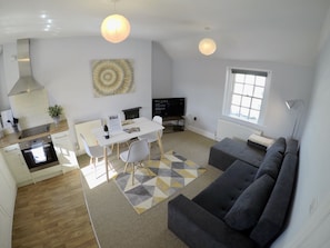 One Bedroom Apartment with City View | Living area - The King's Meadery (Bath)
