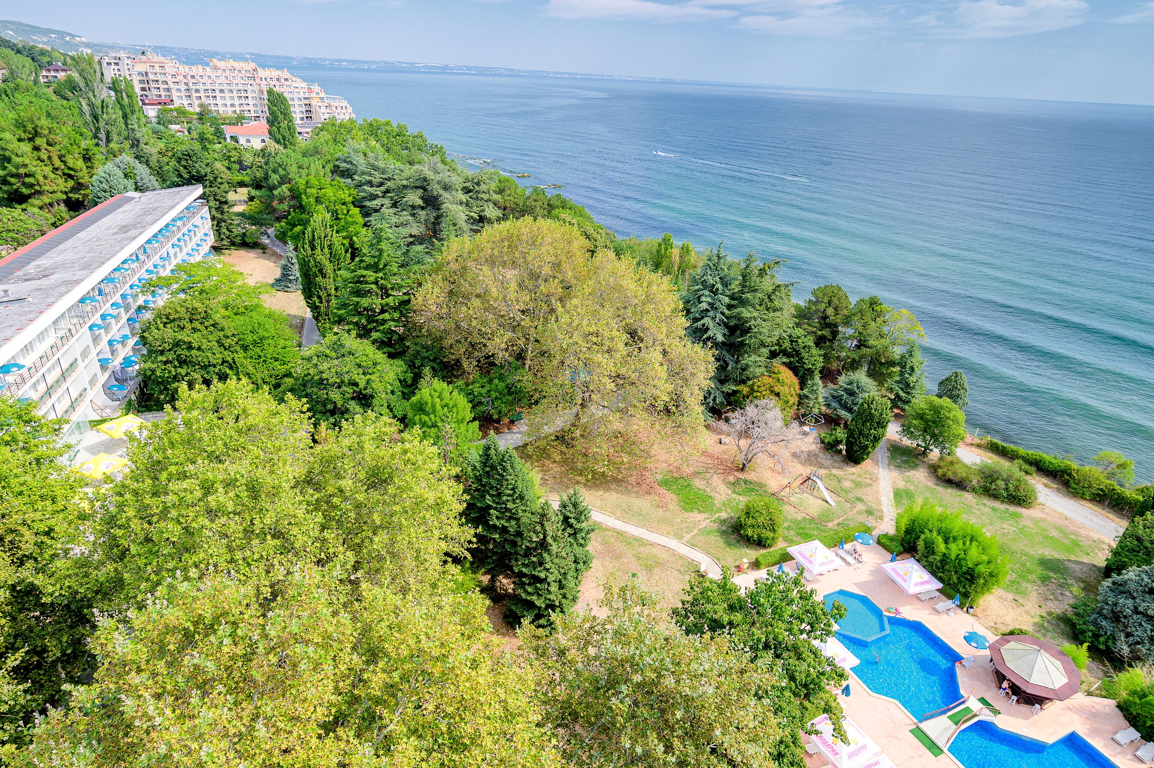 Udsigt fra overnatningsstedet