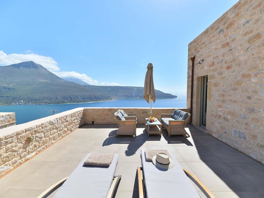 Deluxe Suite, Sea View | Terrace/patio