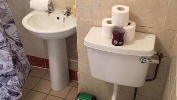 Apartment, 2 Bedrooms | Bathroom | Towels, soap, toilet paper