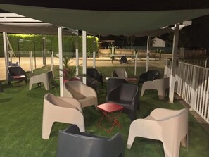 Terrace/patio - Camping Les Poutiroux - Mobilhome (Limeuil)