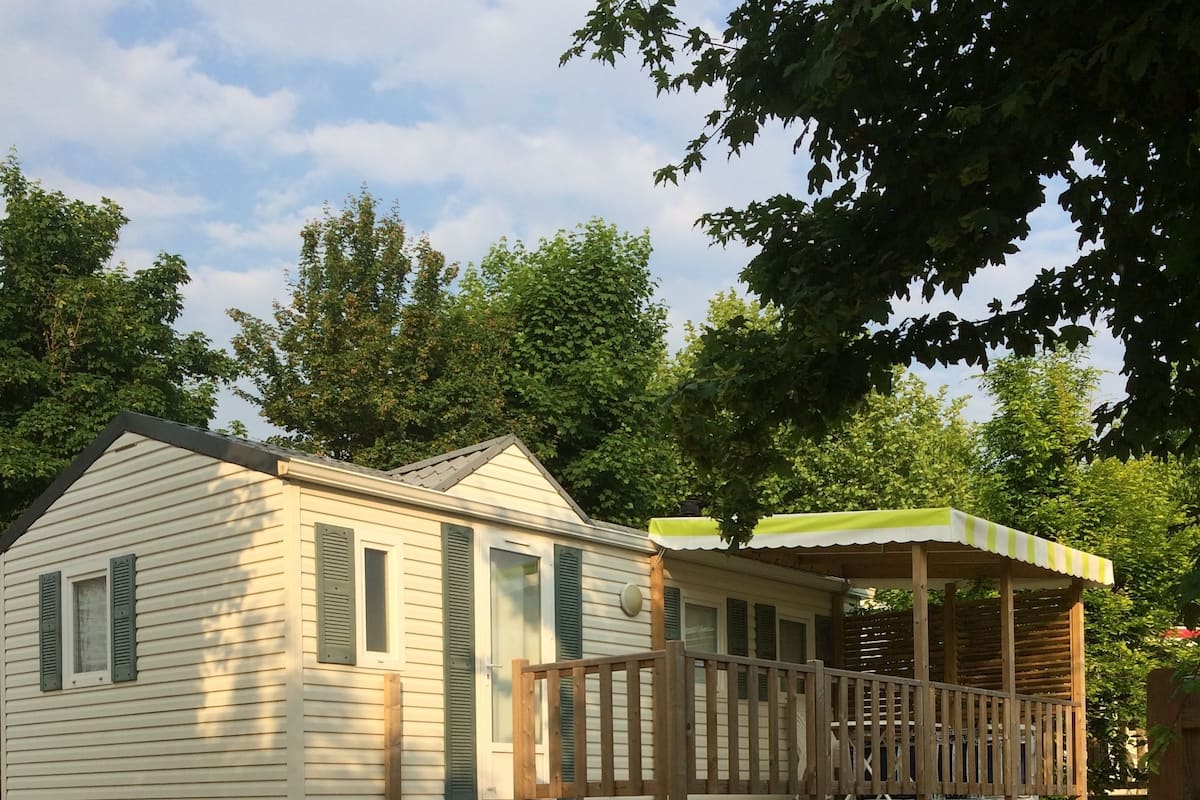 Comfort Mobile Home (terrasse semi couverte) | Terrace/patio