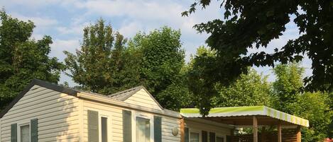 Mobile Comfort-Unterkunft (terrasse semi couverte) | Terrasse/Patio