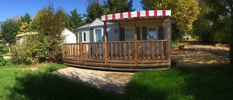 Comfort stacaravan (terrasse semi couverte) | Terras