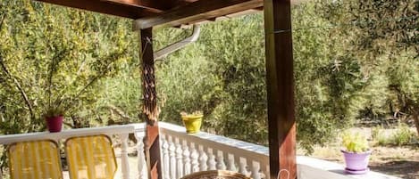 Appartement, vue jardin | Vue depuis le balcon