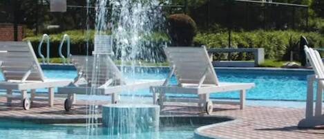 Indoor pool, outdoor pool