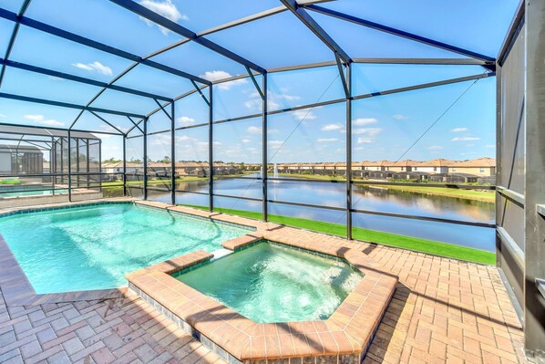 Indoor pool, outdoor pool