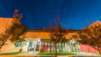 Front of property – evening/night