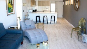 Luxury Apartment, 2 Bedrooms | Living area - Dune Properties (Cape Town)