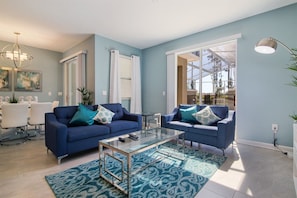 House | Living area | TV, DVD player