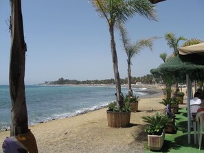 Beach nearby, beach towels