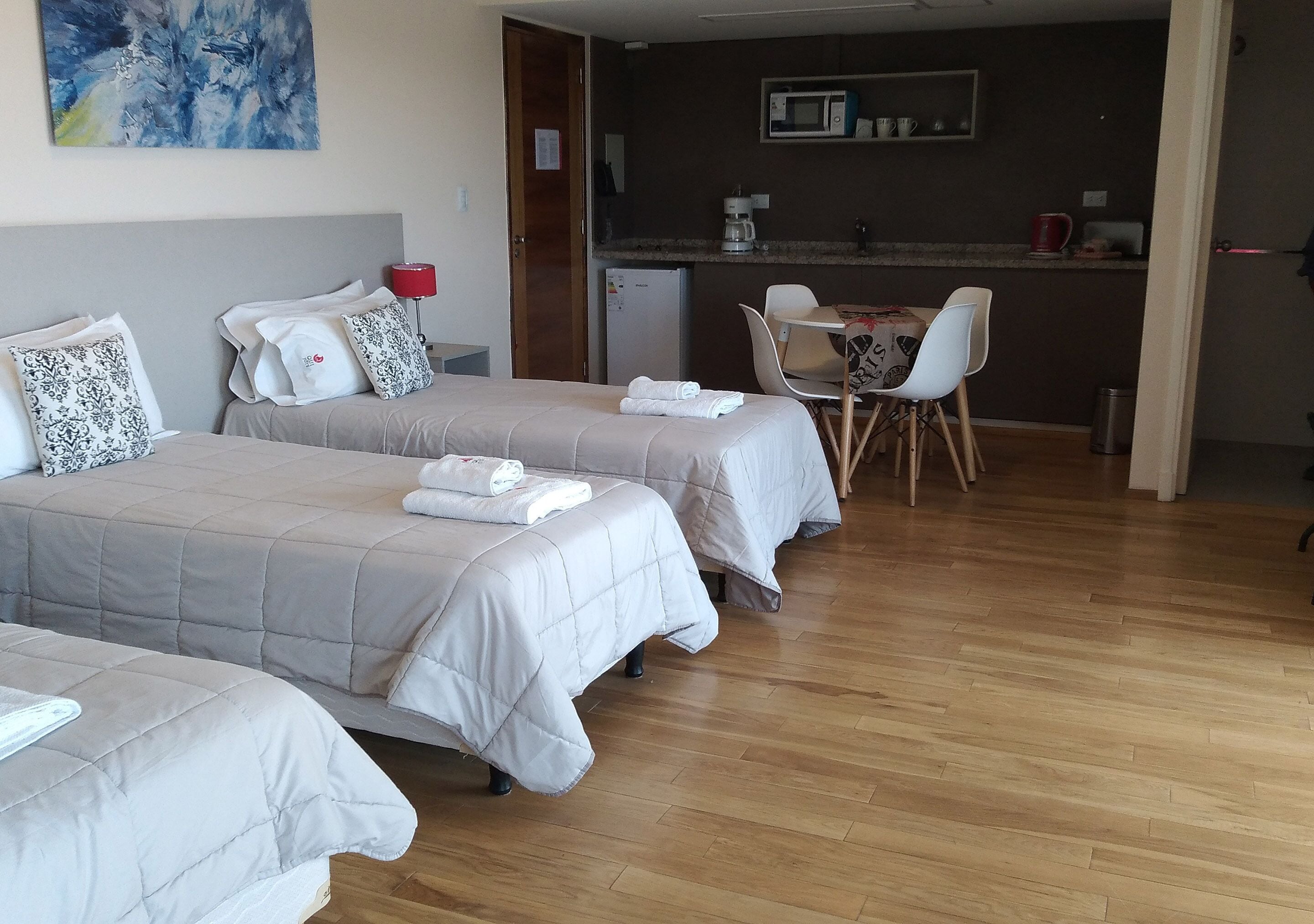 deluxe quadruple room | 1 bedroom, premium bedding, down duvets, pillow-top beds