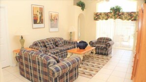 House | Living area - 4BR 3BAroom Pool Home at Indian Creek (Kissimmee)