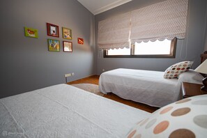 4 bedrooms, in-room safe, soundproofing, iron/ironing board