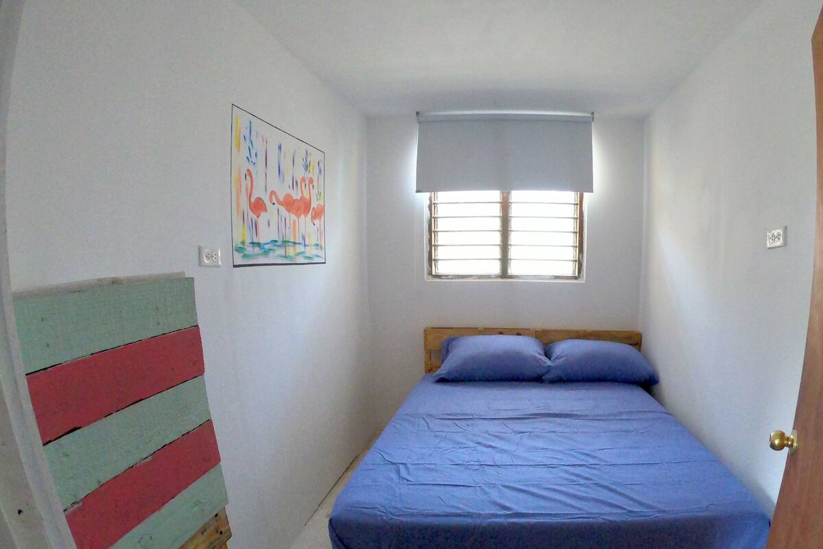 Blackout curtains, rollaway beds, free WiFi, bed sheets
