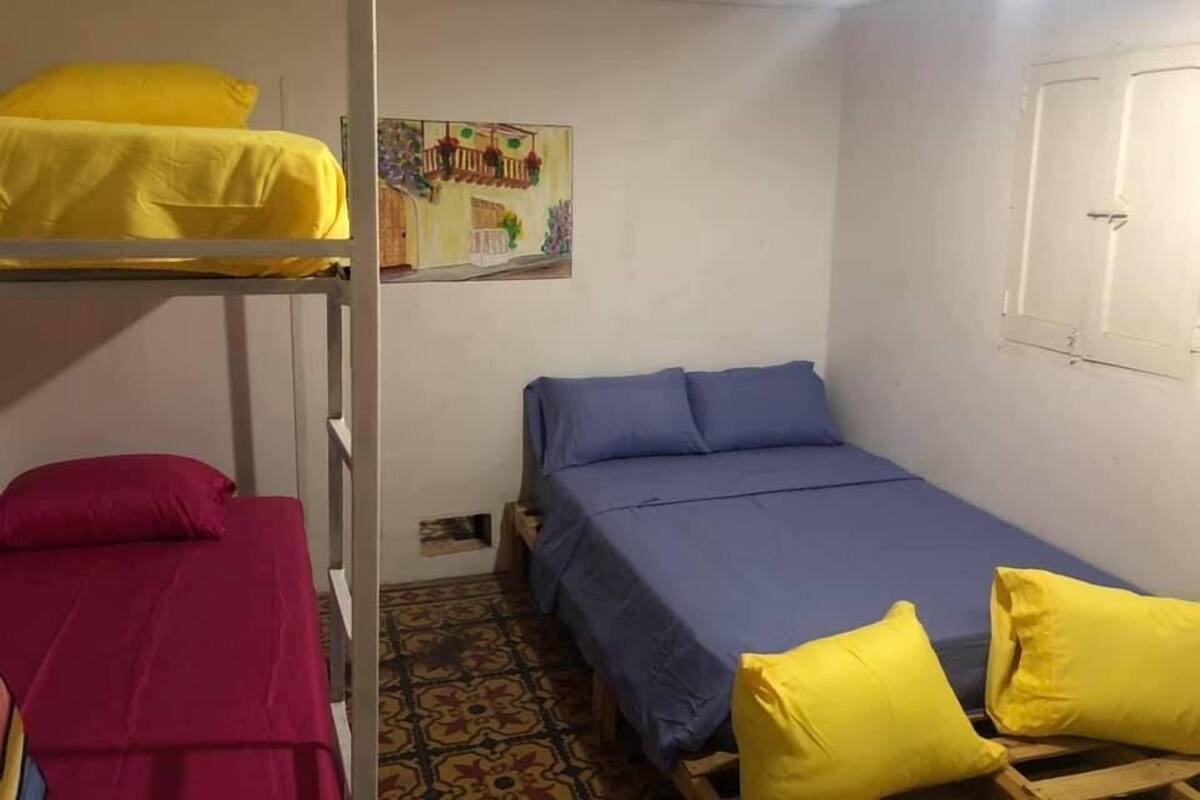 Blackout curtains, rollaway beds, free WiFi, bed sheets