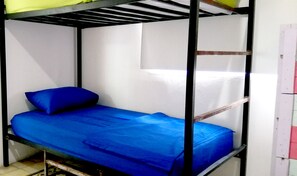 Blackout curtains, rollaway beds, free WiFi, bed sheets