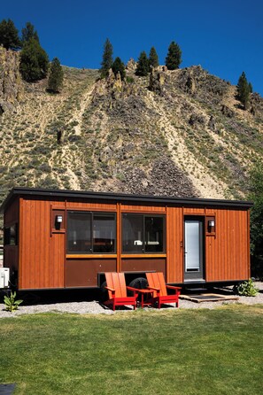 Cabane Deluxe, vue fleuve