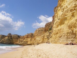 Beach nearby, sun-loungers