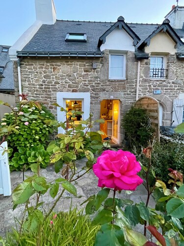 Maison de pêcheur avec jardin à 100 m du Golfe du Morbihan et de la plage