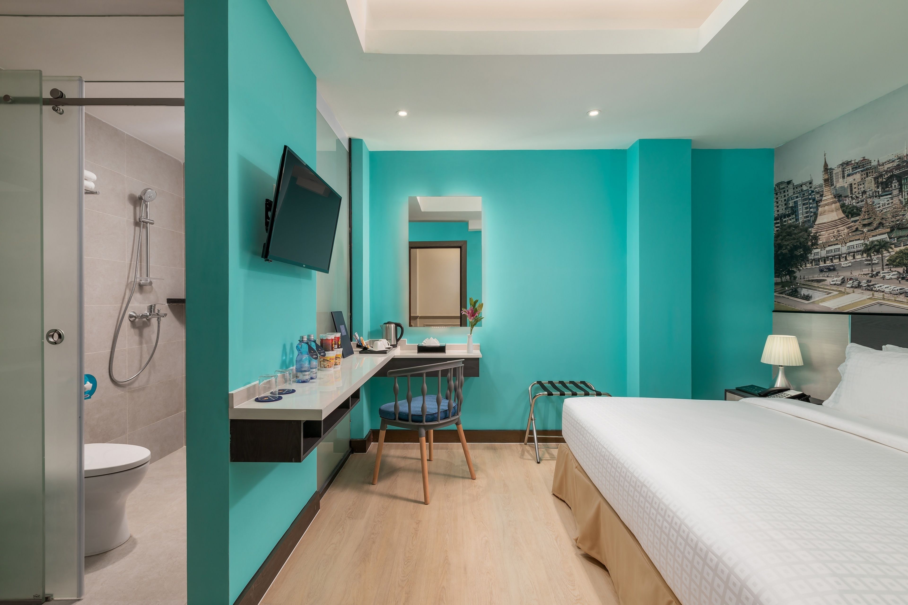 superior double or twin room, no windows | minibar, in-room safe, desk, laptop workspace