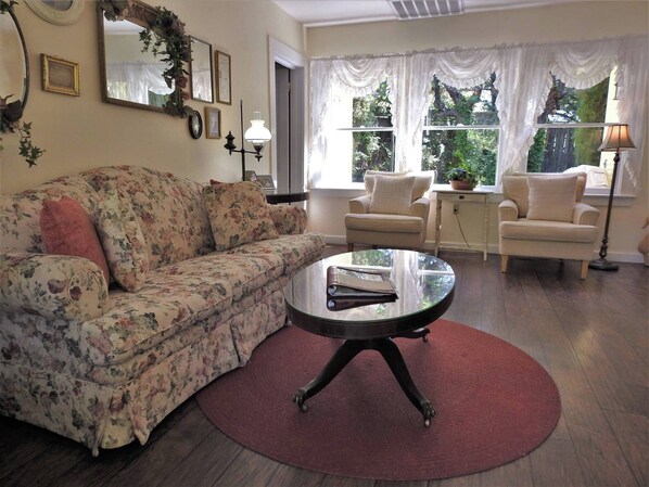 TV, fireplace, DVD player