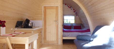 1 bedroom, desk, travel crib, free WiFi