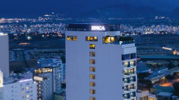 Front of property – evening/night