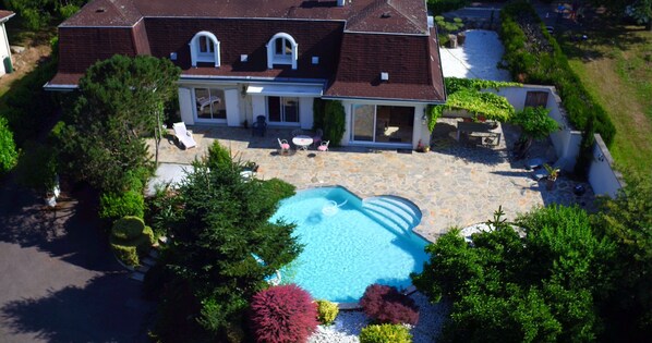 Pool - villa edge of limousin forest (Oradour-sur-Glane)