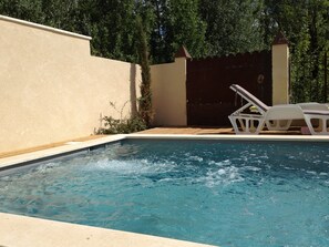 Una piscina riscaldata