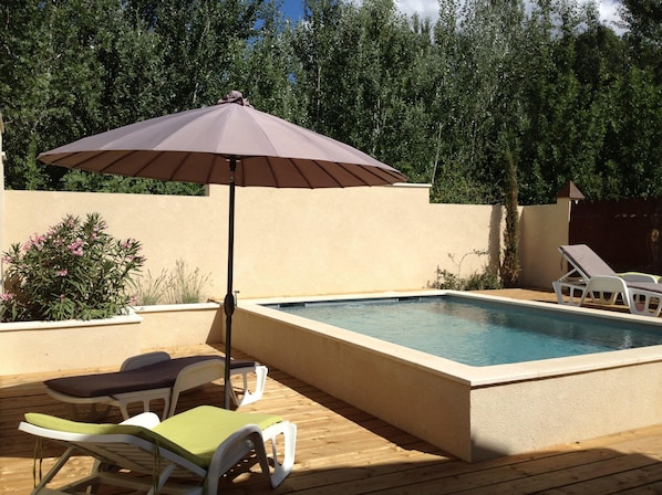 Una piscina riscaldata